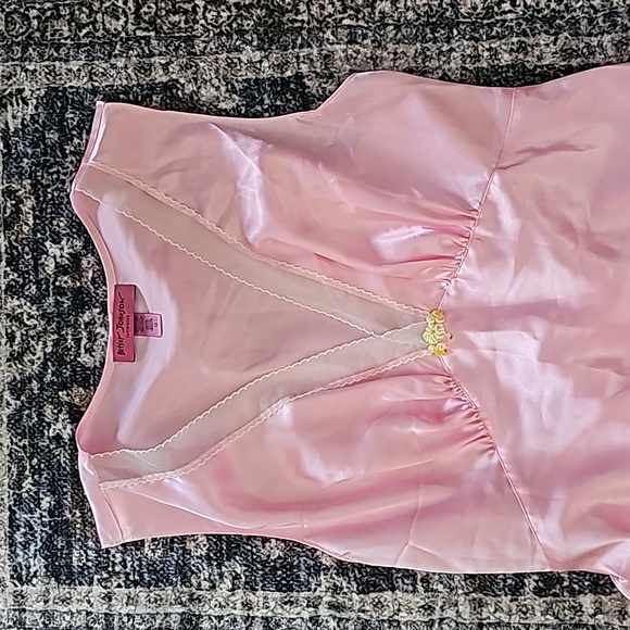 Y2K Vintage Betsey Johnson Satin Top and Pants - Picture 4 of 14